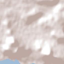 Albany city centre Terrain Map