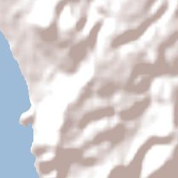 Muriwai Beach Terrain Map