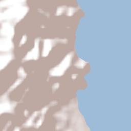 Waihi Beach Terrain Map