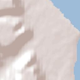 Puerto Santa Cruz Terrain Map