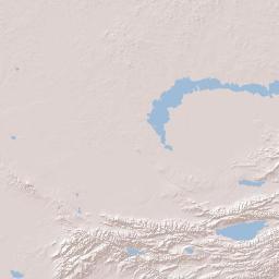 Kazakhstan Terrain Map