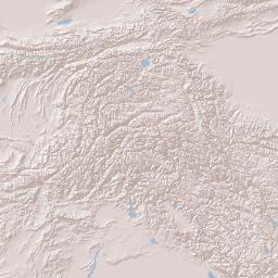 Tajikistan Terrain Map