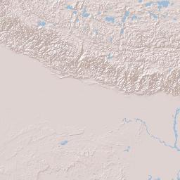 Nepal Terrain Map