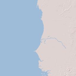 Mauritania Terrain Map