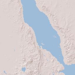 Eritrea Terrain Map