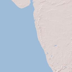 India Terrain Map