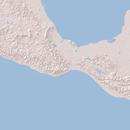 Guatemala Terrain Map