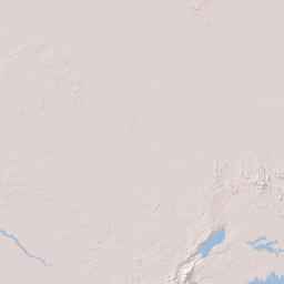 South Sudan Terrain Map