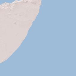 Somalia Terrain Map