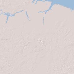Brazil Terrain Map
