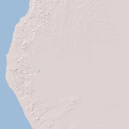 Angola Terrain Map