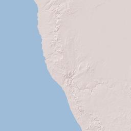 Namibia Terrain Map