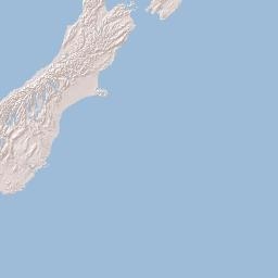 New Zealand Terrain Map