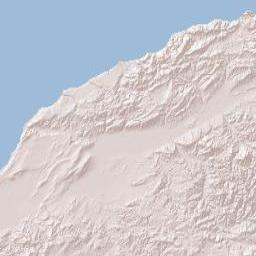 Relizane Terrain Map