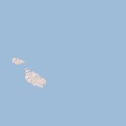 Malta Terrain Map