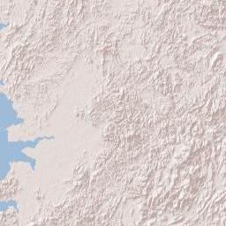 South Chungcheong Province Terrain Map