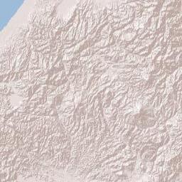 Gifu Prefecture Terrain Map