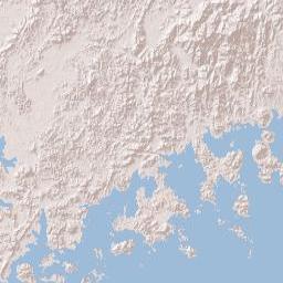 Gwangju Terrain Map