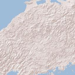 Tottori Prefecture Terrain Map