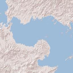 Ōita Prefecture Terrain Map