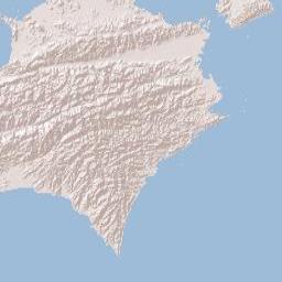 Kagawa Prefecture Terrain Map