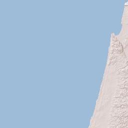 Haifa District Terrain Map