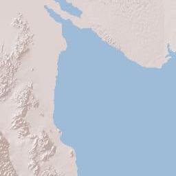 Baja California Terrain Map