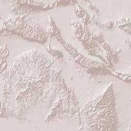 Coahuila de Zaragoza Terrain Map