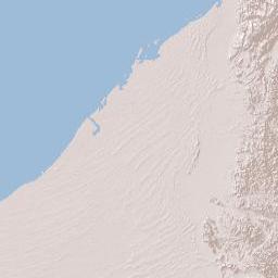 Ajman Emirate Terrain Map