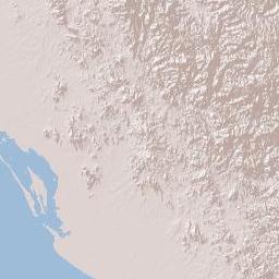 Sinaloa Terrain Map