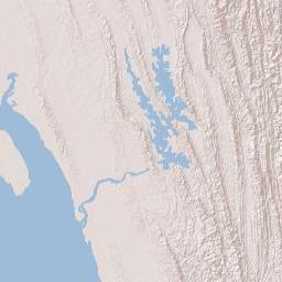 Chittagong Division Terrain Map