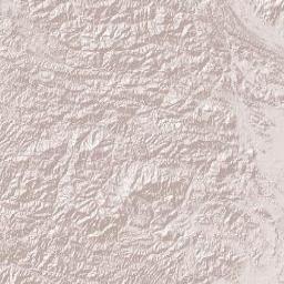 Houaphanh Province Terrain Map