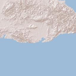 Guantánamo Province Terrain Map