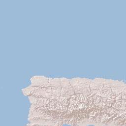 Puerto Rico Terrain Map
