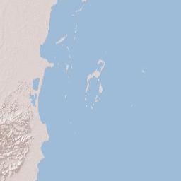 Belize District Terrain Map