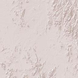 Gash-Barka Region Terrain Map