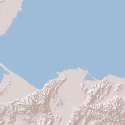 Cortés Department Terrain Map