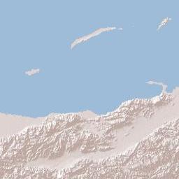 Atlántida Department Terrain Map