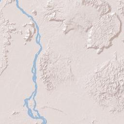 Champasak Province Terrain Map