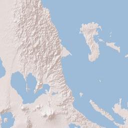 Calabarzon Terrain Map