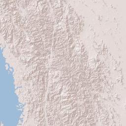 Phetchaburi Terrain Map