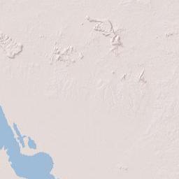 Cambodia Terrain Map