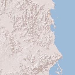 Phú Yên Terrain Map