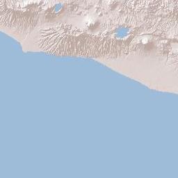El Salvador Terrain Map