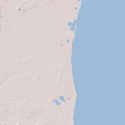 North Caribbean Coast Terrain Map