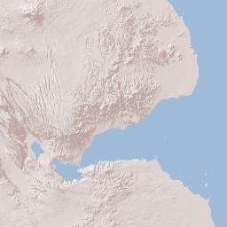 Djibouti Terrain Map