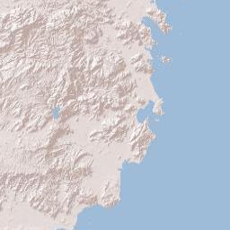 Ninh Thuận Terrain Map