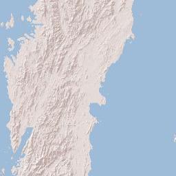 Ranong Terrain Map