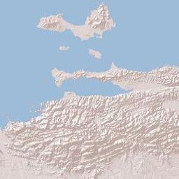 Nueva Esparta Terrain Map