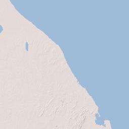 Jaffna District Terrain Map